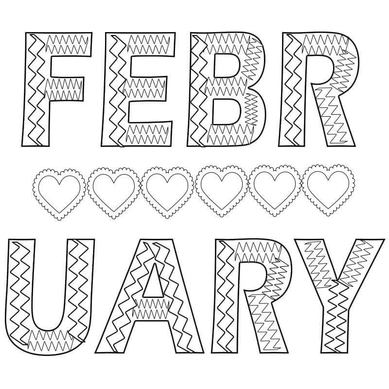 Dibujo de 5 de Febrero para Colorear y Imprimir