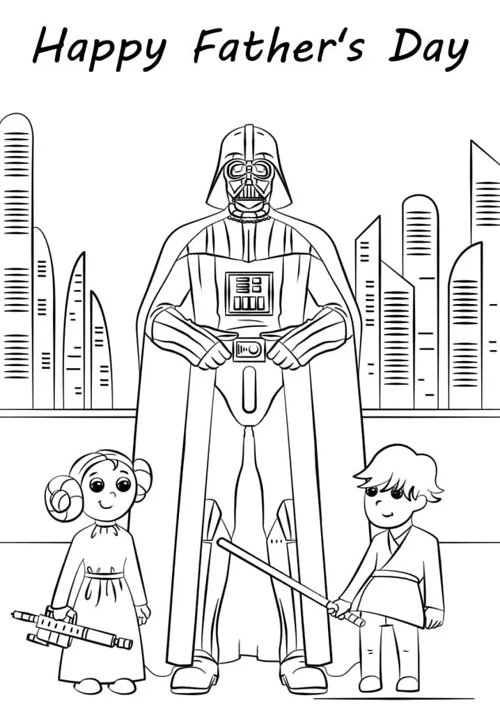 Dibujo de Free Happy Fathers Day Coloring Pagejpg para Colorear y Imprimir
