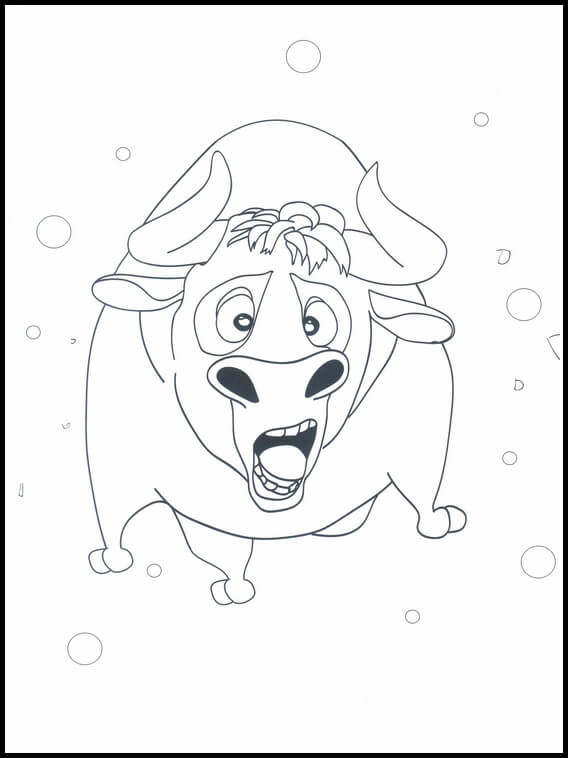 Dibujo de Fernando En Pánico para Colorear y Imprimir