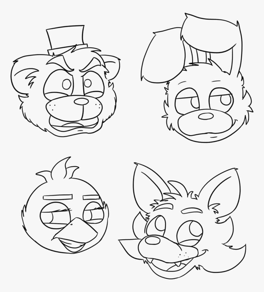 FNAF para Colorear