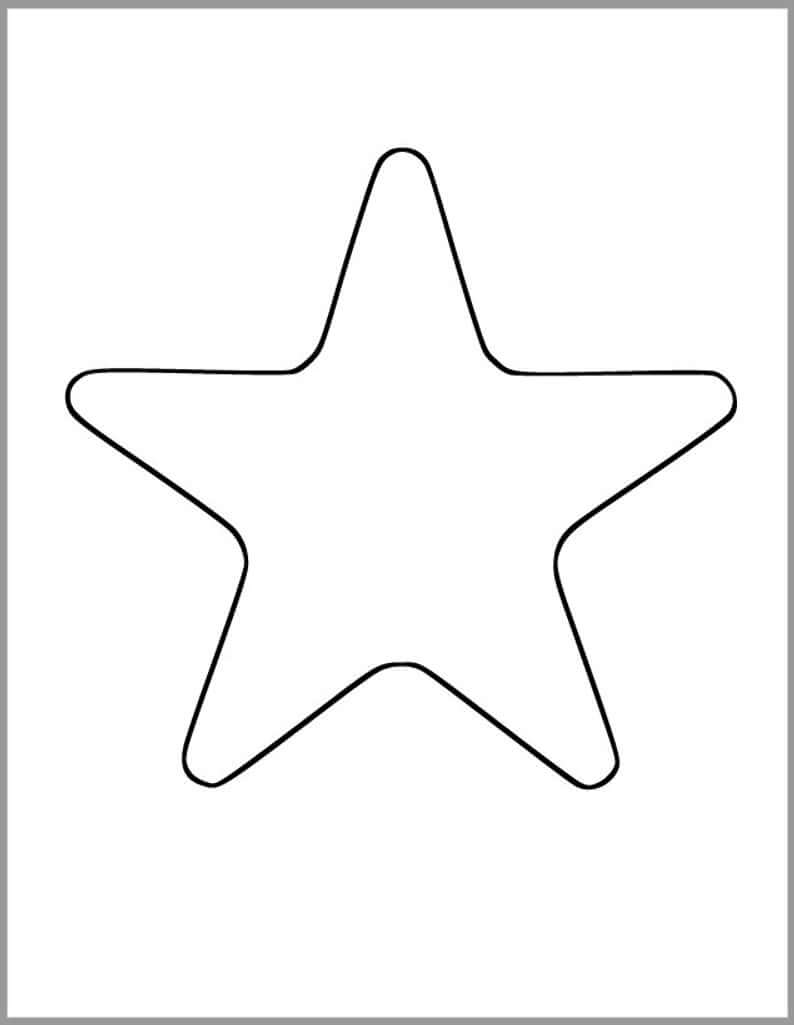 dibujos estrella para colorear