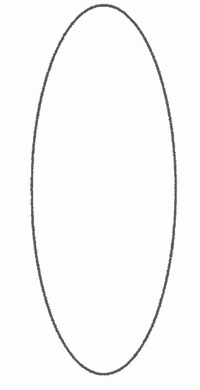 dibujos forma de elipse para colorear