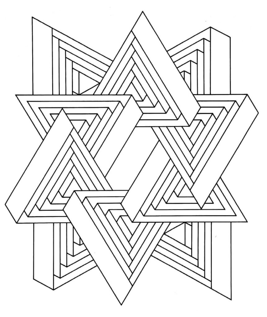 Dibujos Triangulo Para Colorear