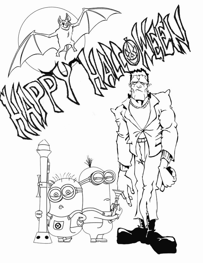 Frankenstein para Colorear