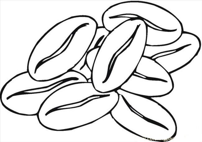 Dibujo de Buen Frijol para Colorear y Imprimir