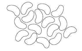 Dibujo de Frijol Imprimible para Colorear y Imprimir