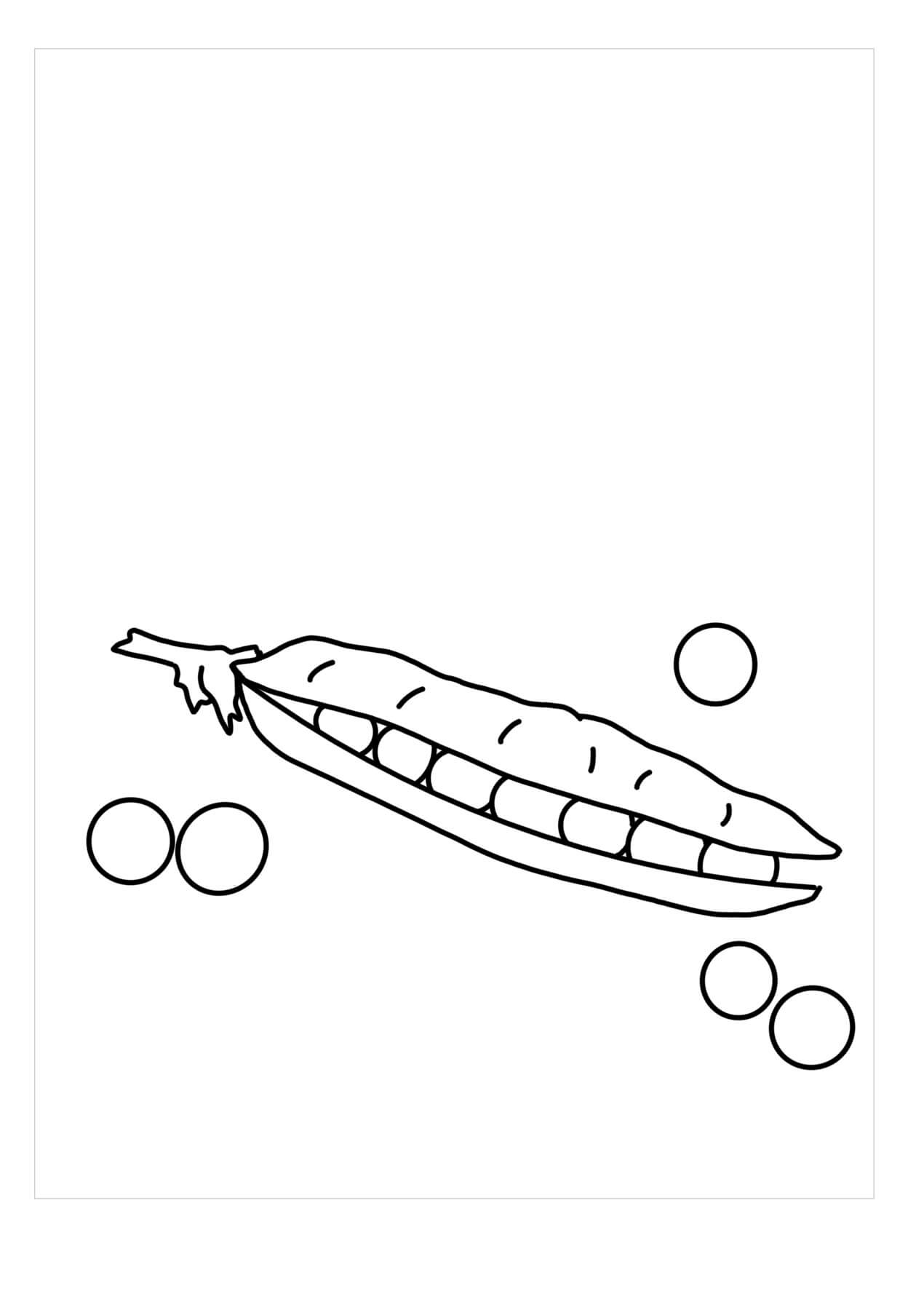 Dibujo de Frijoles Impresionantes para Colorear y Imprimir