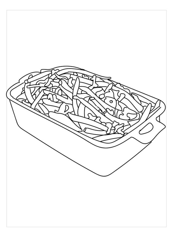 Dibujo de Frijoles Perfect Jar para Colorear y Imprimir