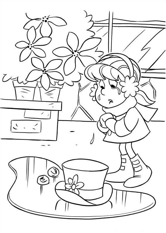 Dibujo de Karen Está Triste para Colorear y Imprimir