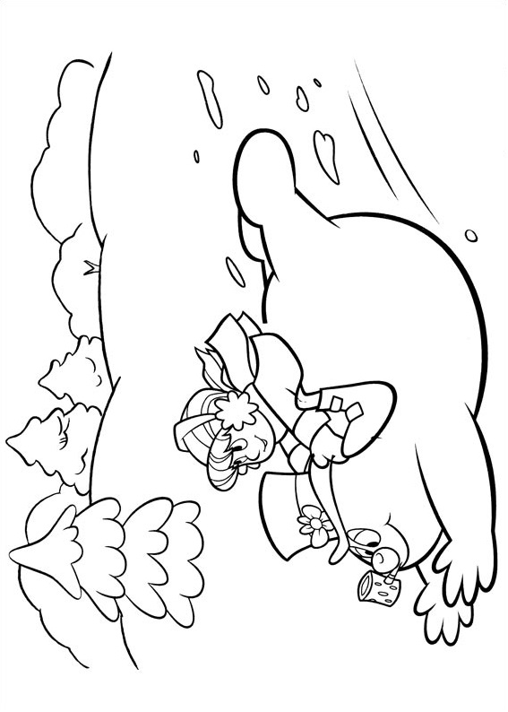 Dibujo de Karen y Helado Abrazar para Colorear y Imprimir