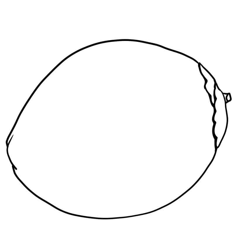Dibujo de Coco Perfecto para Colorear y Imprimir