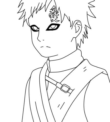 Dibujo de Buen Gaara para Colorear y Imprimir