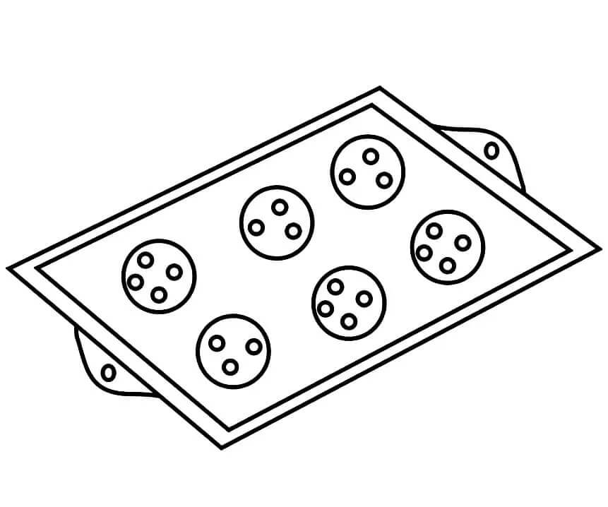 dibujo buenas galletas para colorear