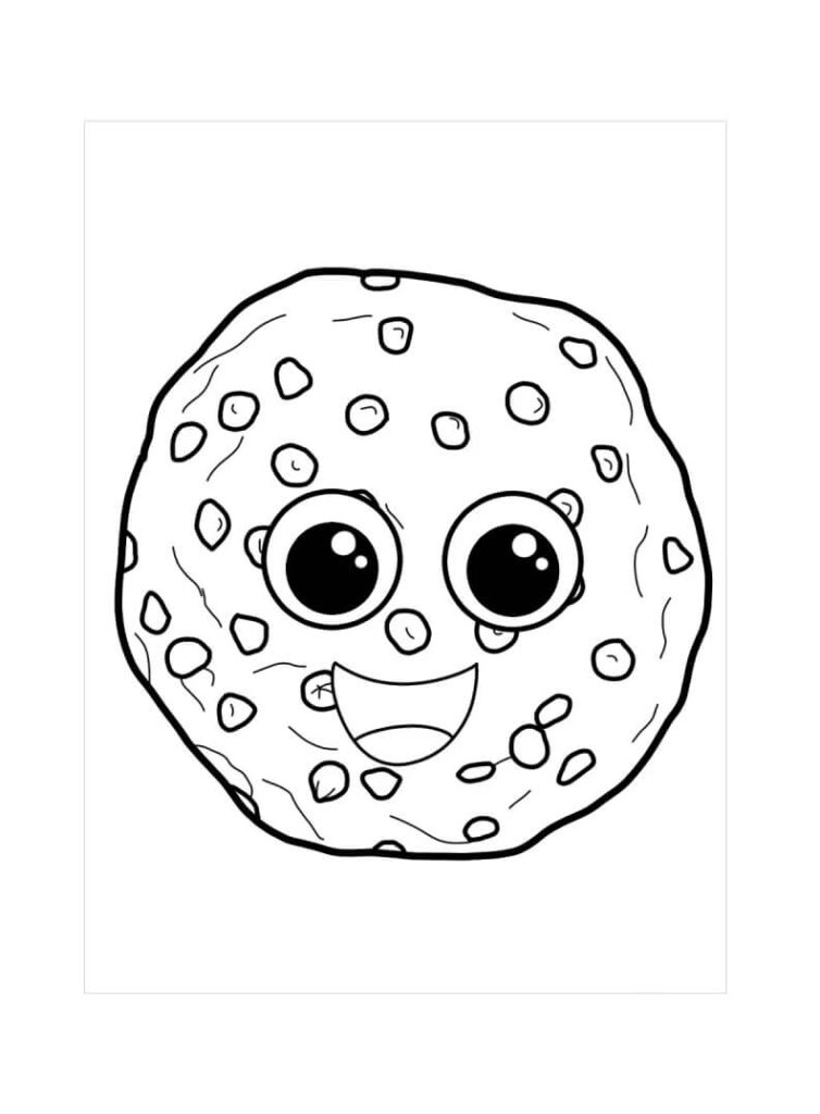 Dibujo Galleta De La Diversion Para Colorear