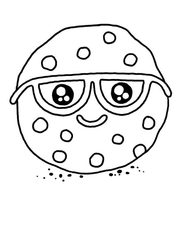 dibujo una bollito inteligente para colorear