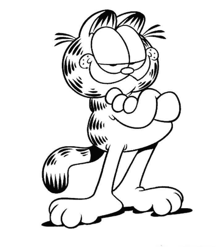 Garfield para Colorear