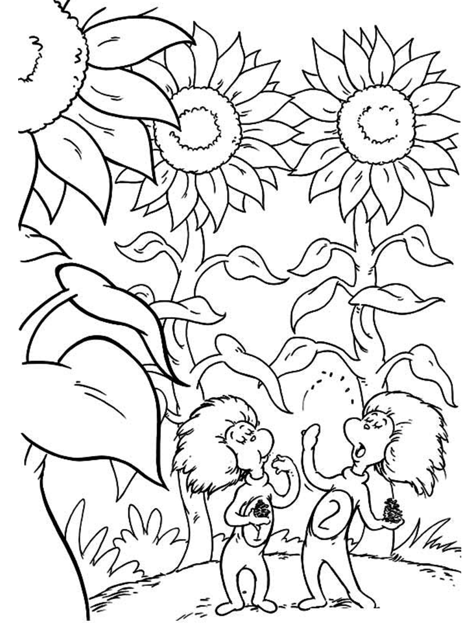 Dibujo de Cosa Uno y Cosa dos para Colorear y Imprimir