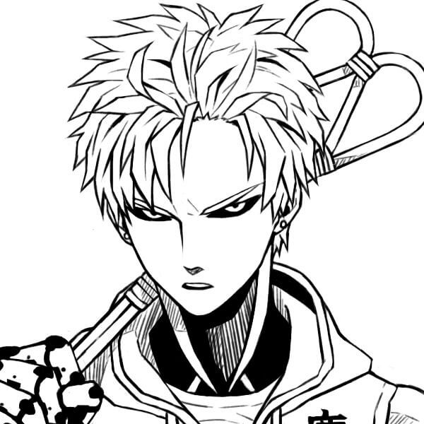 Dibujo de Dulce Genos para Colorear y Imprimir