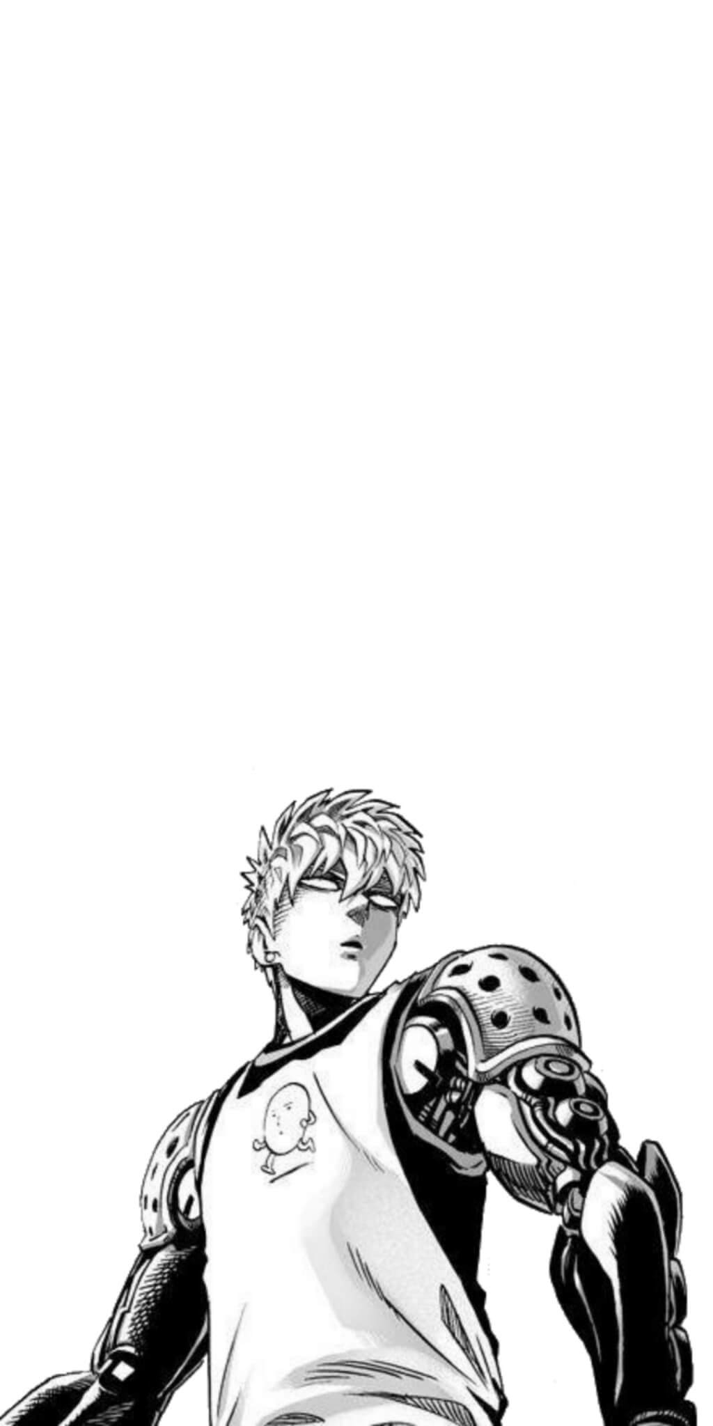 Dibujo de Fondos de Pantalla Genos para Colorear y Imprimir