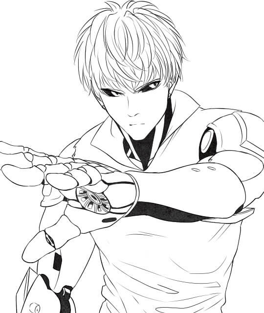 Dibujo de Genos Básicos para Colorear y Imprimir