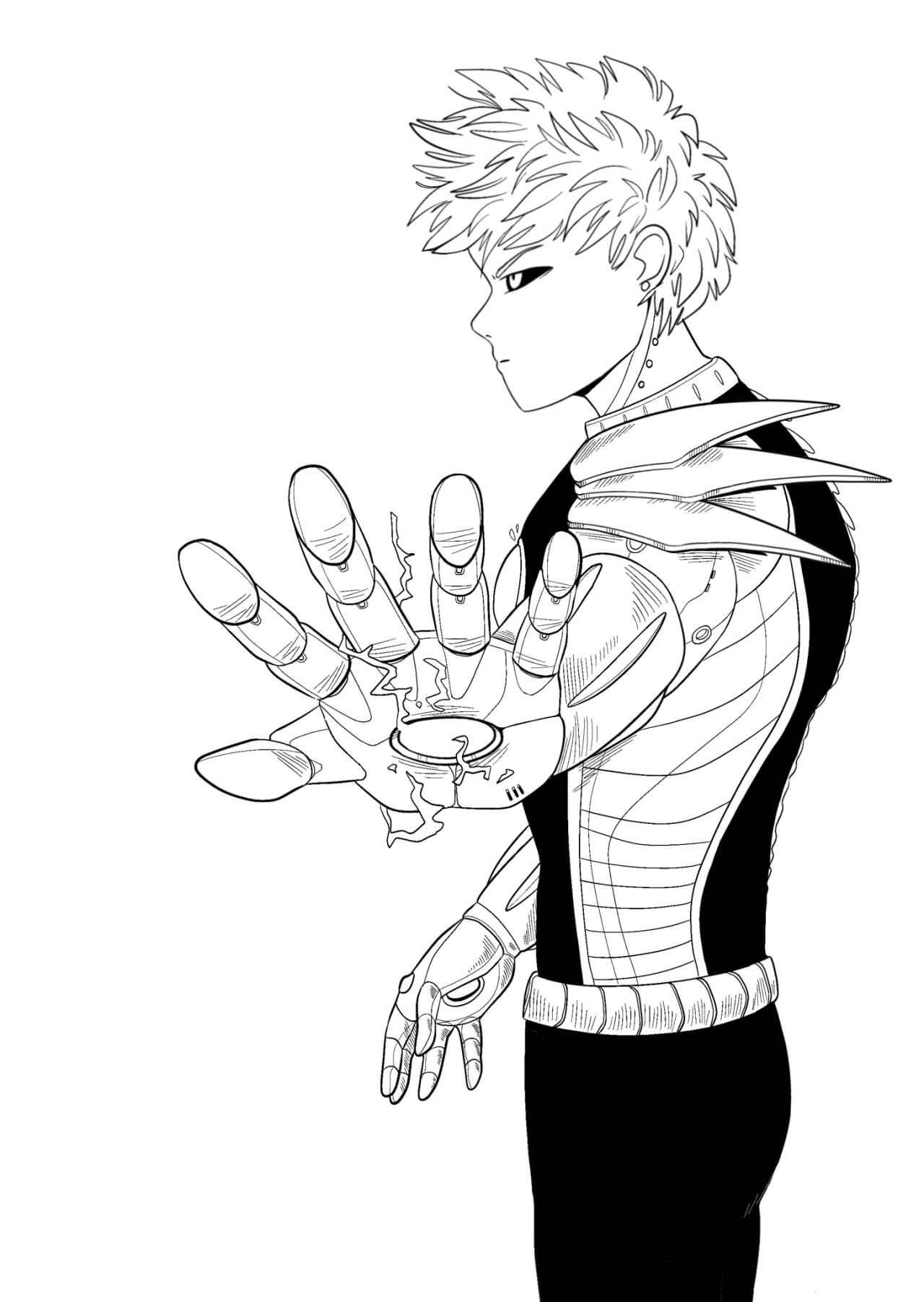 Dibujo de Genos Normales para Colorear y Imprimir