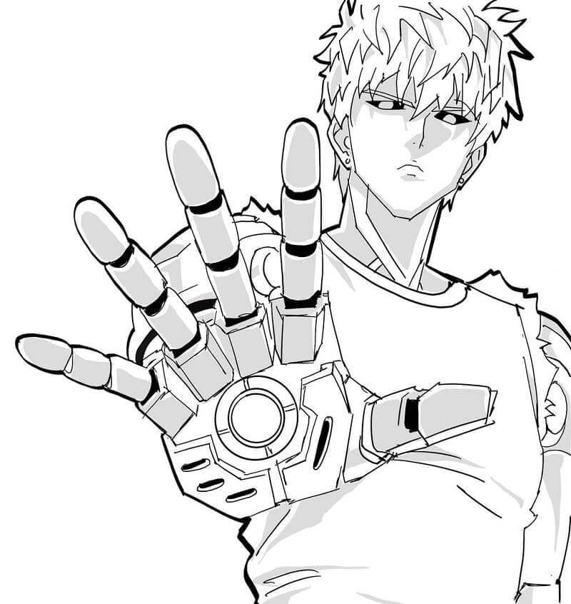 Dibujo de Genos Perfectos para Colorear y Imprimir