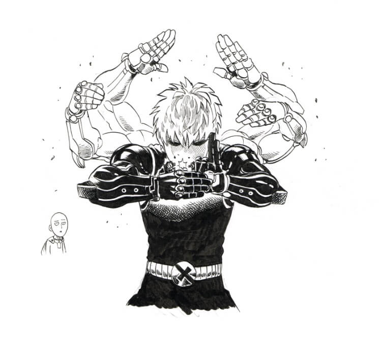 Dibujo de Súper Genos para Colorear y Imprimir