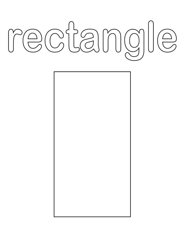 dibujos rectangle para colorear