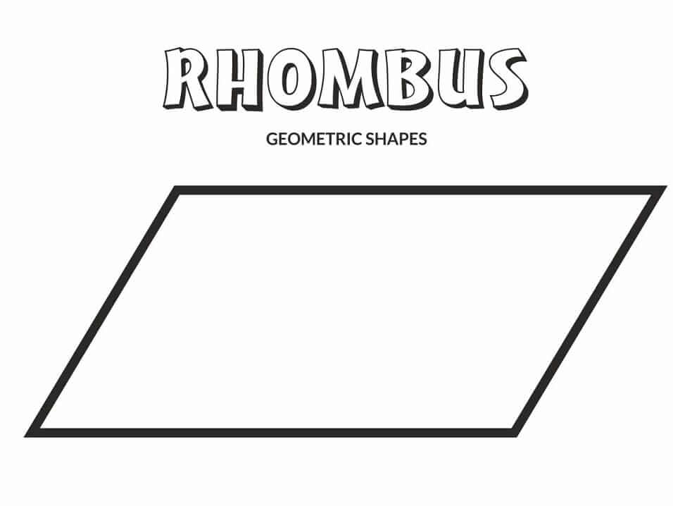 dibujos rombo para colorear