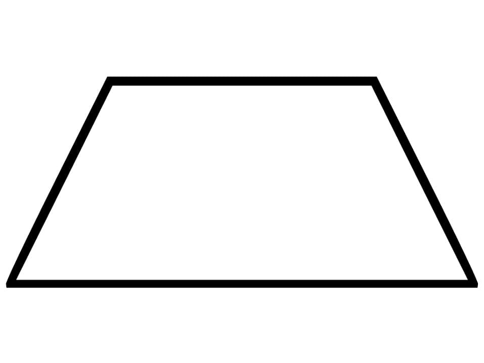 dibujos trapezoide para colorear