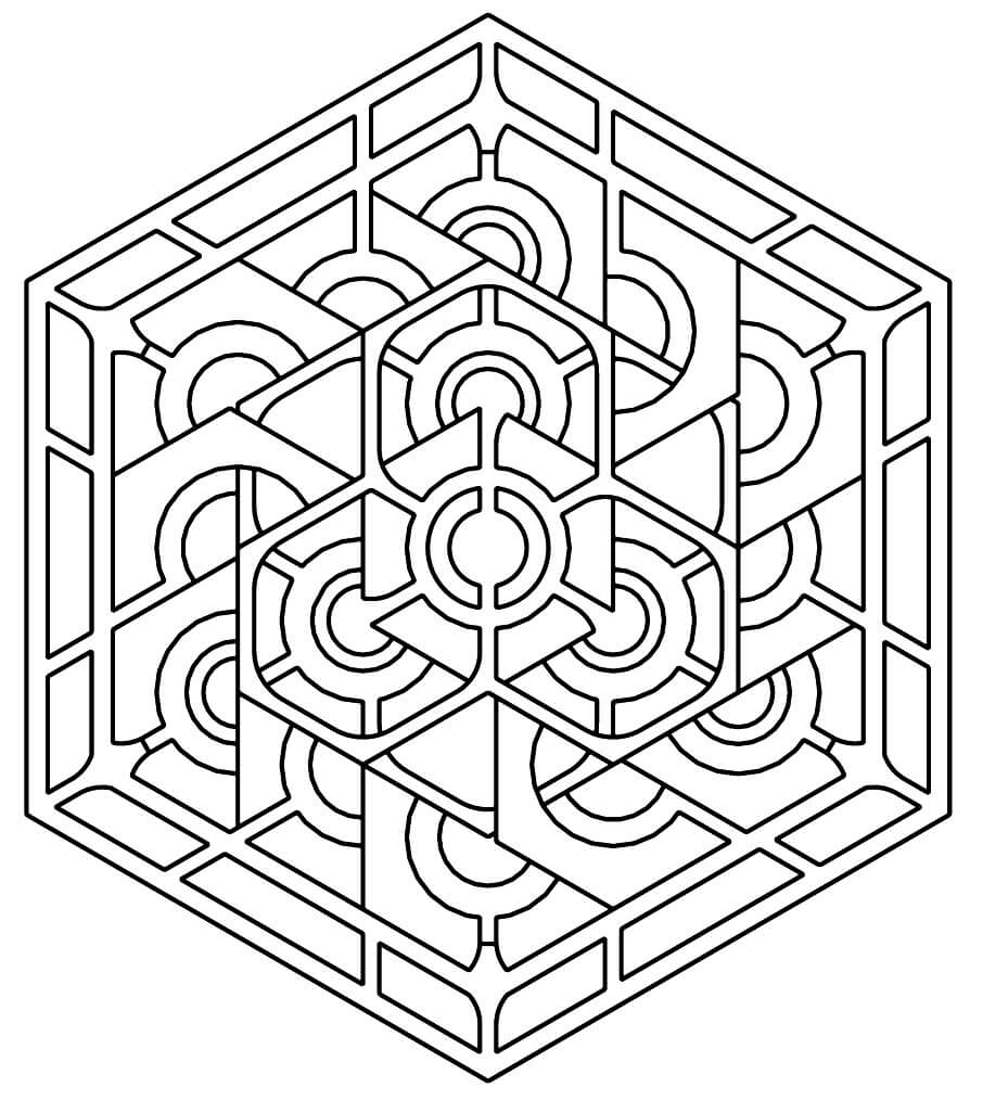 Geométrico para Colorear