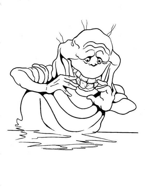 Dibujo de Slimer Divertido para Colorear y Imprimir