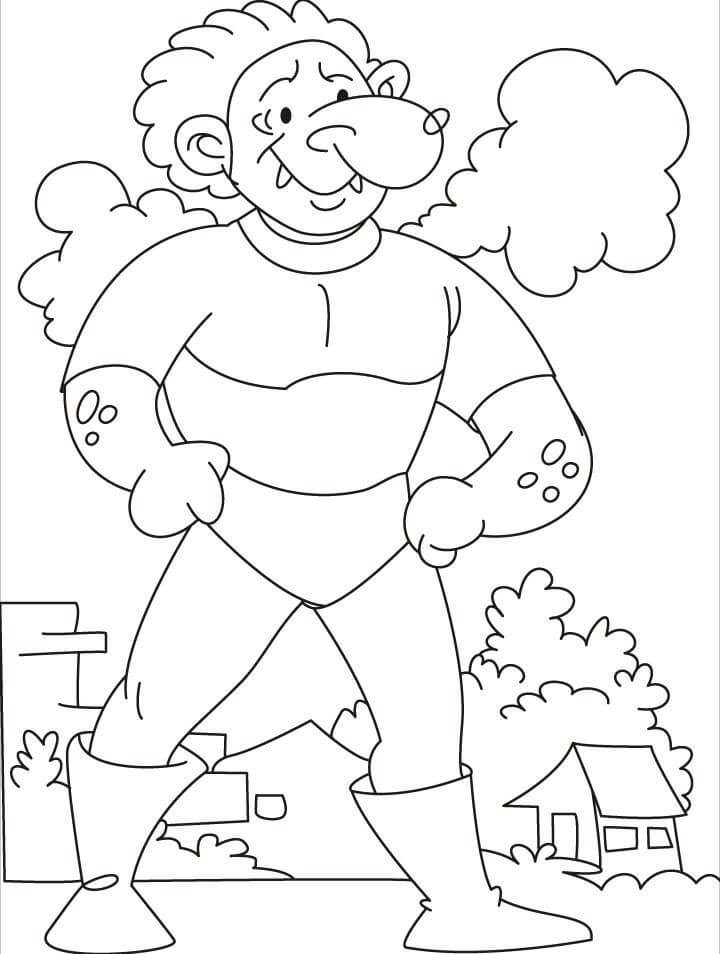 Gigante para Colorear