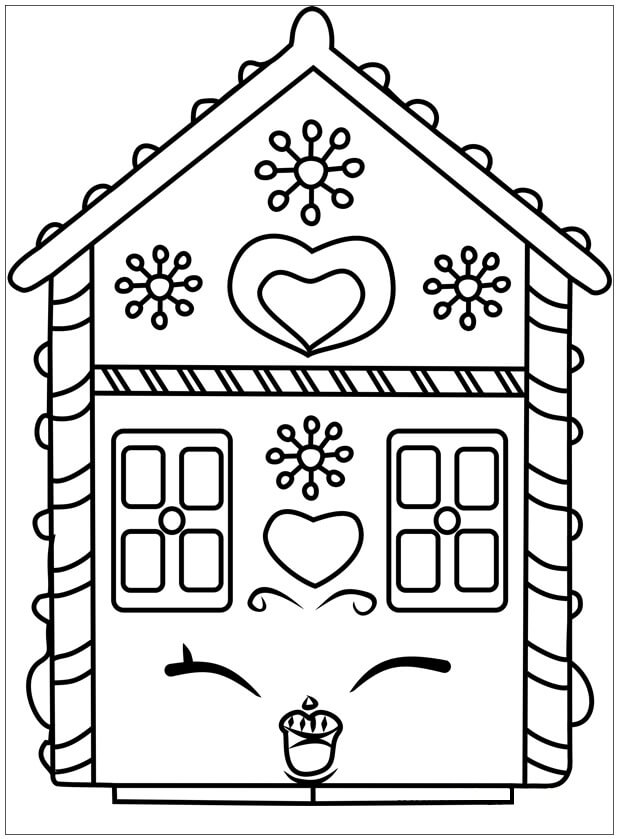 Dibujo de Jengibre Fred Shopkins para Colorear y Imprimir
