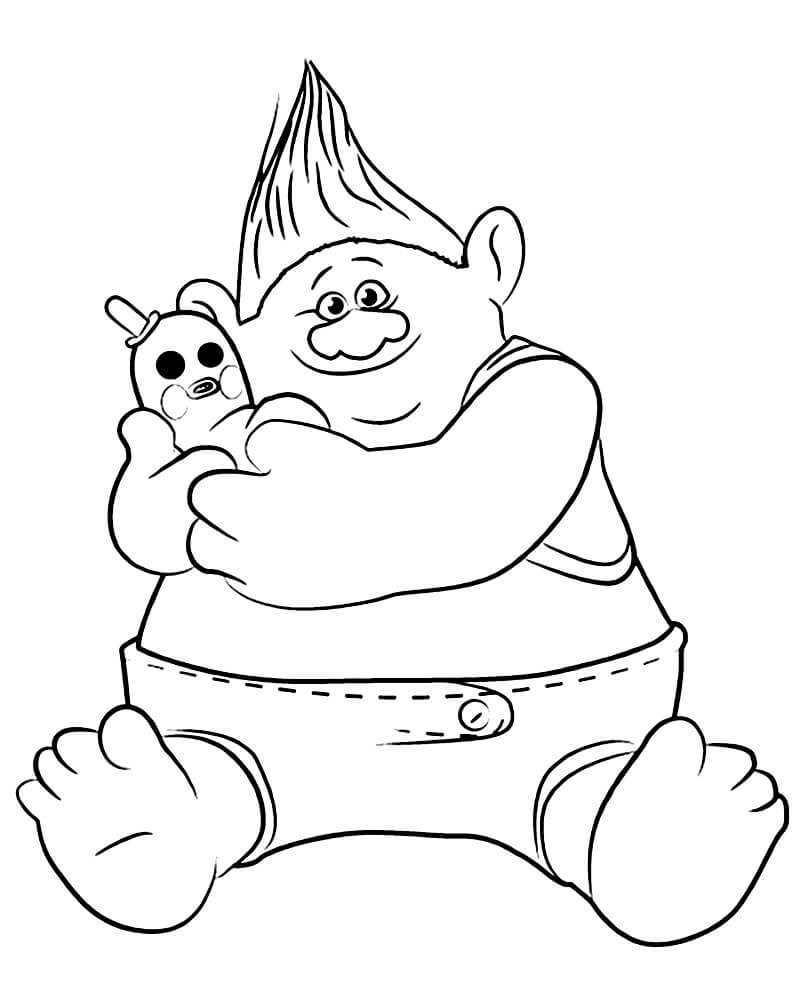 Dibujo de Biggie para Colorear y Imprimir