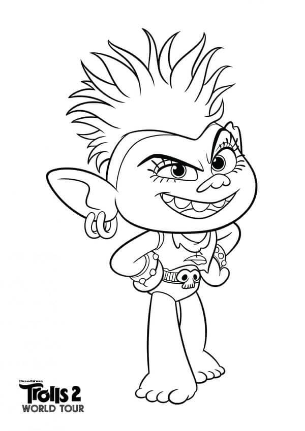 Dibujo de Fresco Barb para Colorear y Imprimir