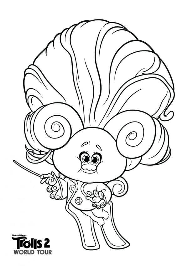 Dibujo de Trollzart para Colorear y Imprimir