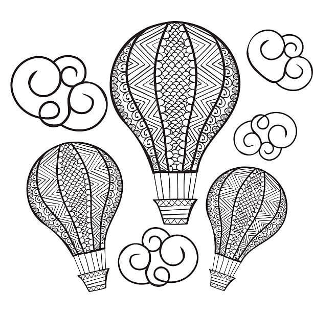 Globo para Colorear