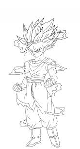 Gohan para Colorear