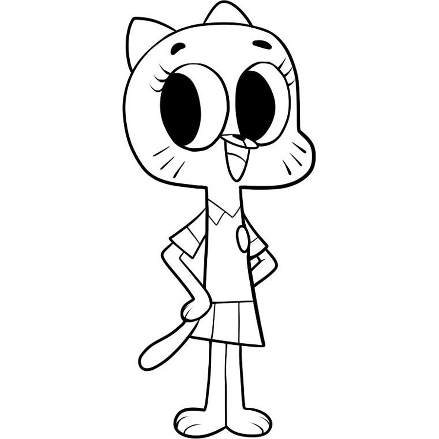 Dibujo de Nicole Watterson para Colorear y Imprimir