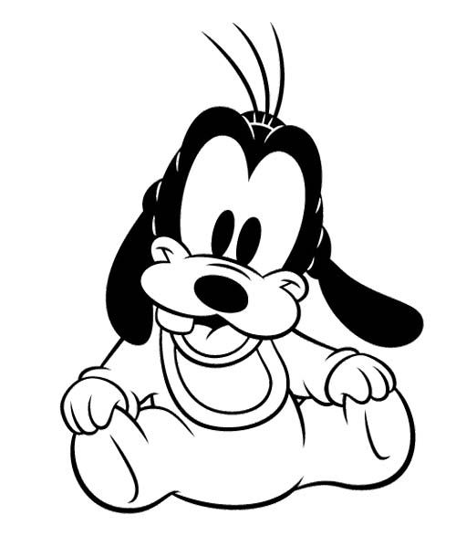 Goofy para Colorear