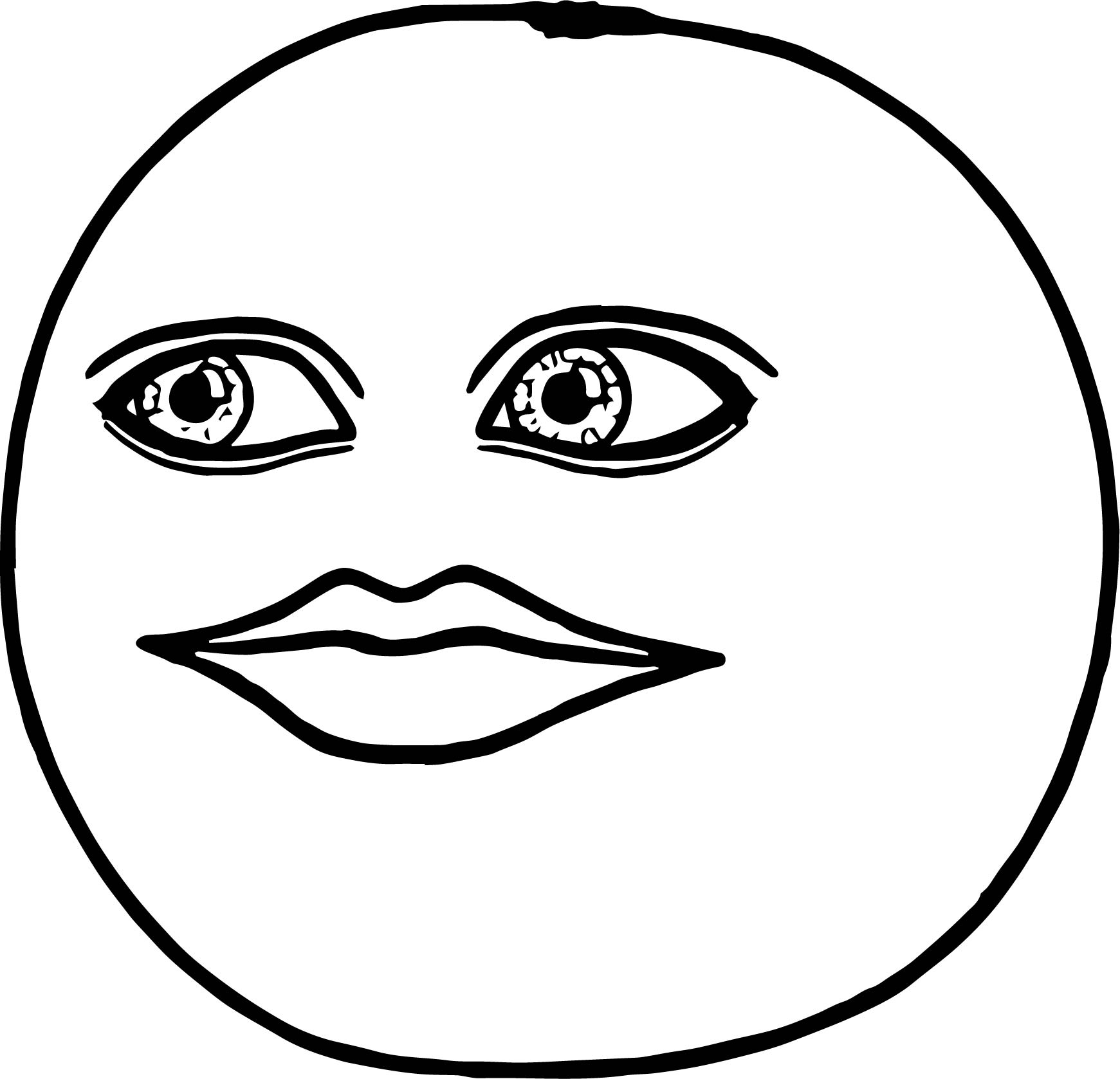 Dibujo de El Molesto Farfan Naranja para Colorear y Imprimir