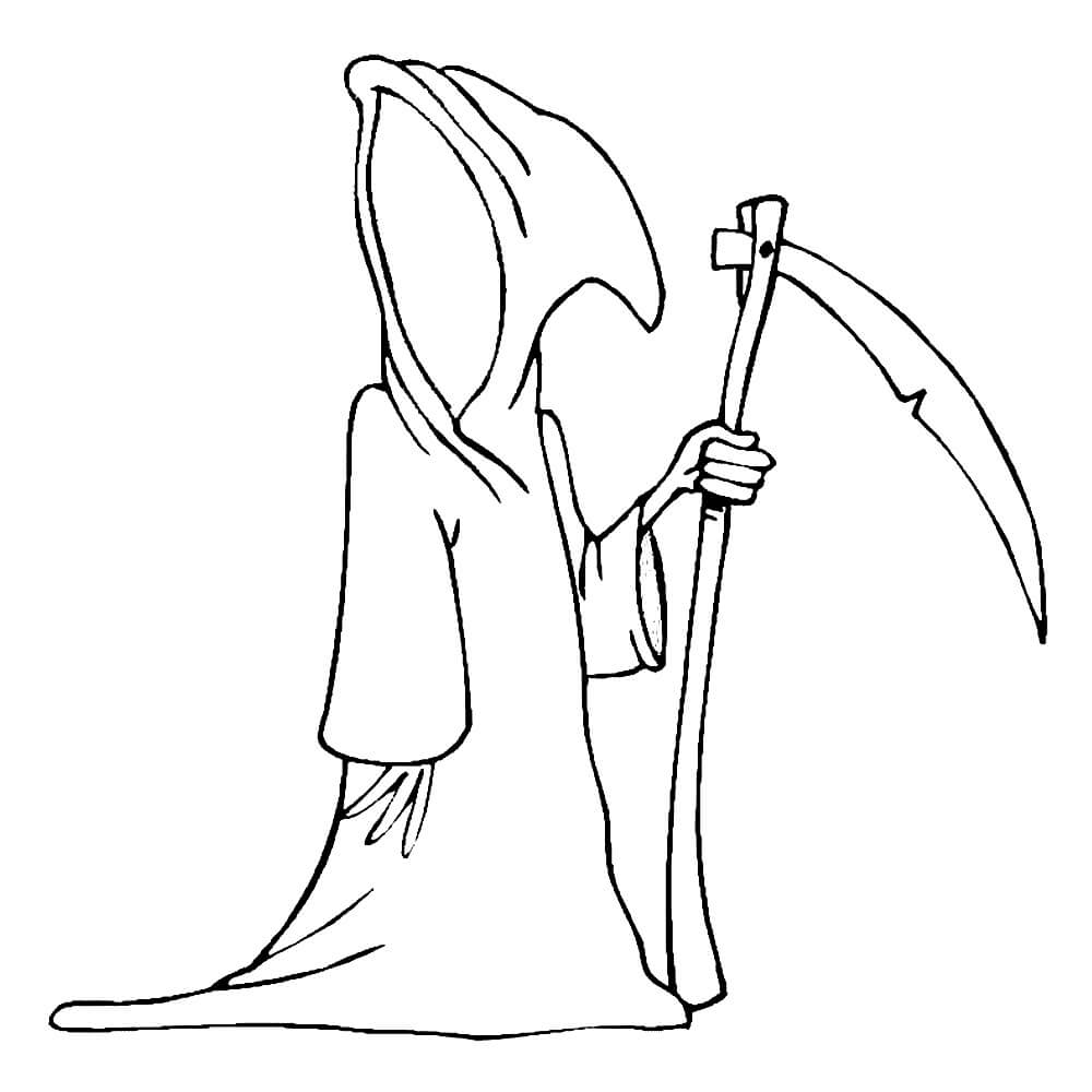 Dibujo de Símbolo de La Parca para Colorear y Imprimir