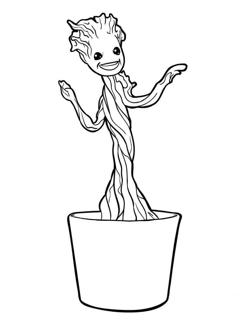 Groot para Colorear