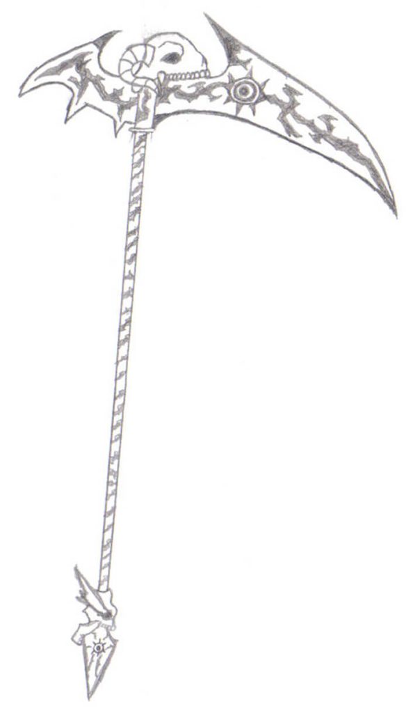Dibujo de Guadana Fresco para Colorear y Imprimir