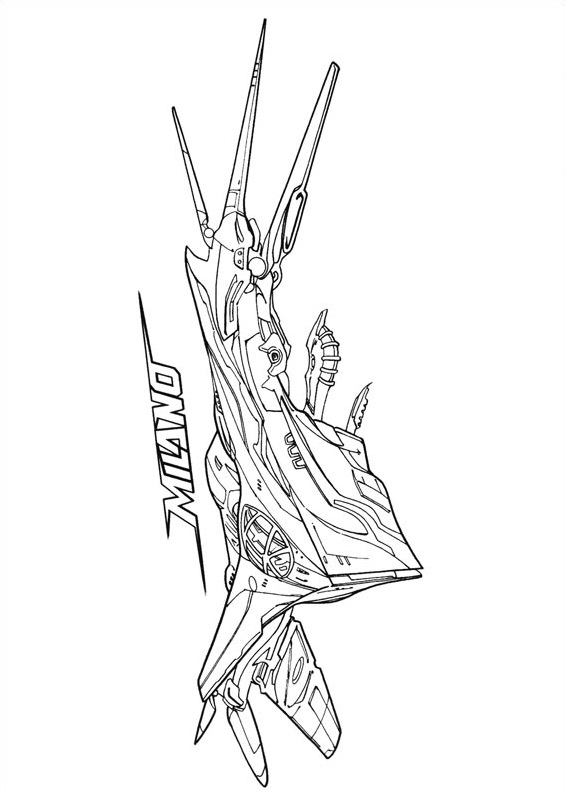 Dibujo de Milano Espacio para Colorear y Imprimir