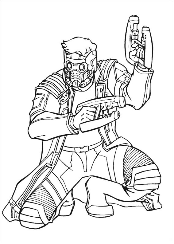 Dibujo de Señor de Las Estrellas para Colorear y Imprimir