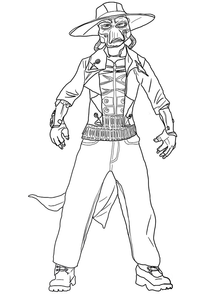 Dibujo de Cad Bane para Colorear y Imprimir