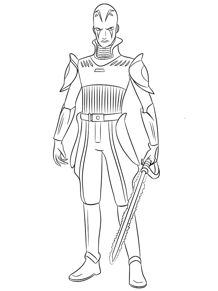 Dibujo de El Inquisidor para Colorear y Imprimir