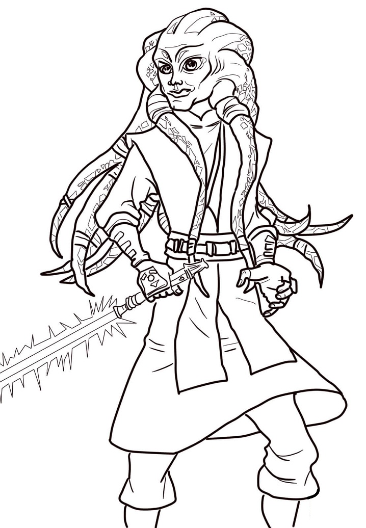 Dibujo de Kit Fisto para Colorear y Imprimir